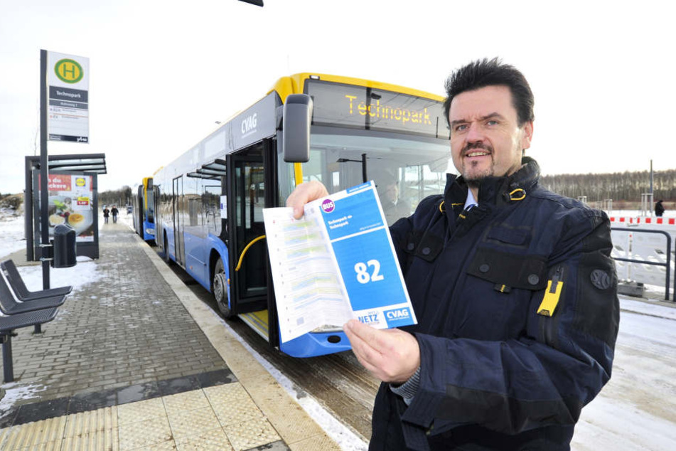 Anfang Dezember 2017 präsentierte CVAG-Chef Jens Meiwald (53) die neue Ringbuslinie 82. Jetzt gibts erste Änderungen.