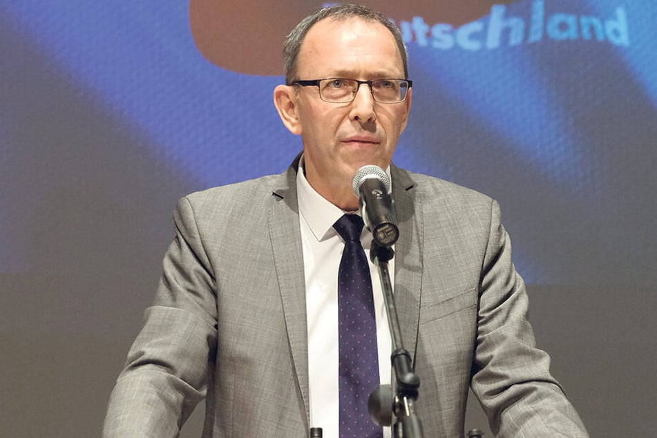 Sachsens AfD-Chef Jörg Urban (54). Seine Partei verzeichnet Zulauf in Sachsen.