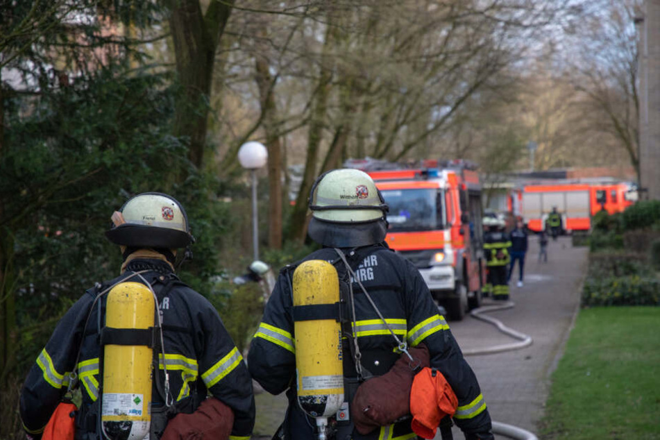 Der Brand sorgte für einen großen Feuerwehreinsatz.