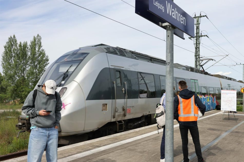 Der S-Bahnhof Wahren ist aktuell nicht an das Straßenbahnnetz angebunden.