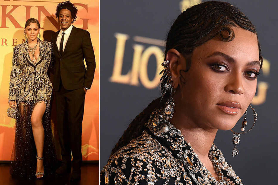 Sie glitzerte, er strahlte: Beyoncé (37) und Gatte Jay-Z (49) bei der Premiere von "König der Löwen".