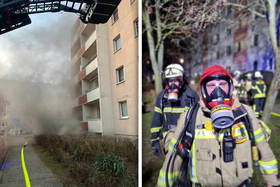 Die Rauchentwicklung war so stark, dass die Wohnungen in Burg zunächst unbewohnbar sind.