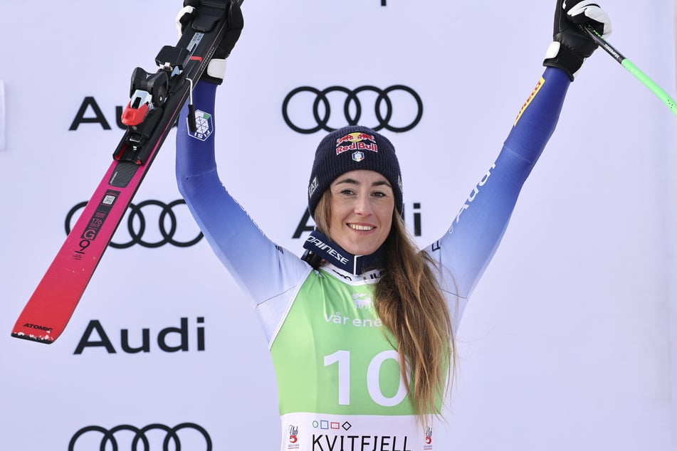 Die Hoffnungen der Italienerinnen liegen mit Hinblick auf Olympia alle auf Sofia Goggia (32).