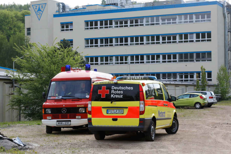 Das Gelände wurde abgesperrt.