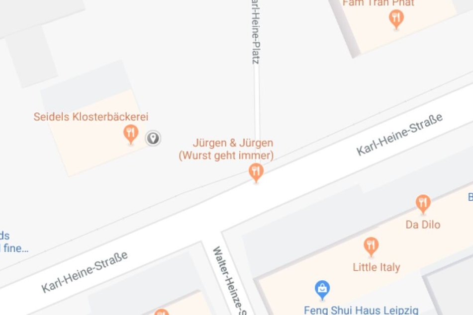 Die zweite Alternative für den neuen Standort. Auch in diesem Fall wieder grau markiert.