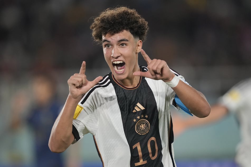 Noah Darvich (18) wurde mit der U17 Ende 2023 Weltmeister, schoss im Finale gegen Frankreich das zwischenzeitliche 2:0.