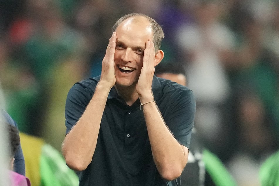 England-Nationaltrainer ThomasTuchel (52) freute sich zwar über das Weiterkommen, mit der Leistung seiner Mannschaft war er aber nicht einverstanden.