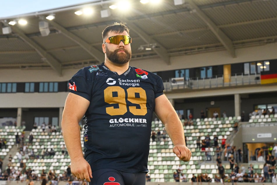 Kraftpaket in der D-Line der Dresden Monarchs: Eric Hauschild (27).