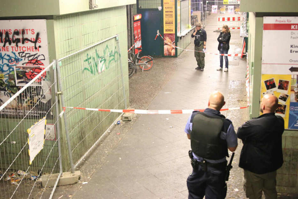 Im Aufgang zum U-Bahnhof Görlitzer Park begann der blutige Streit.