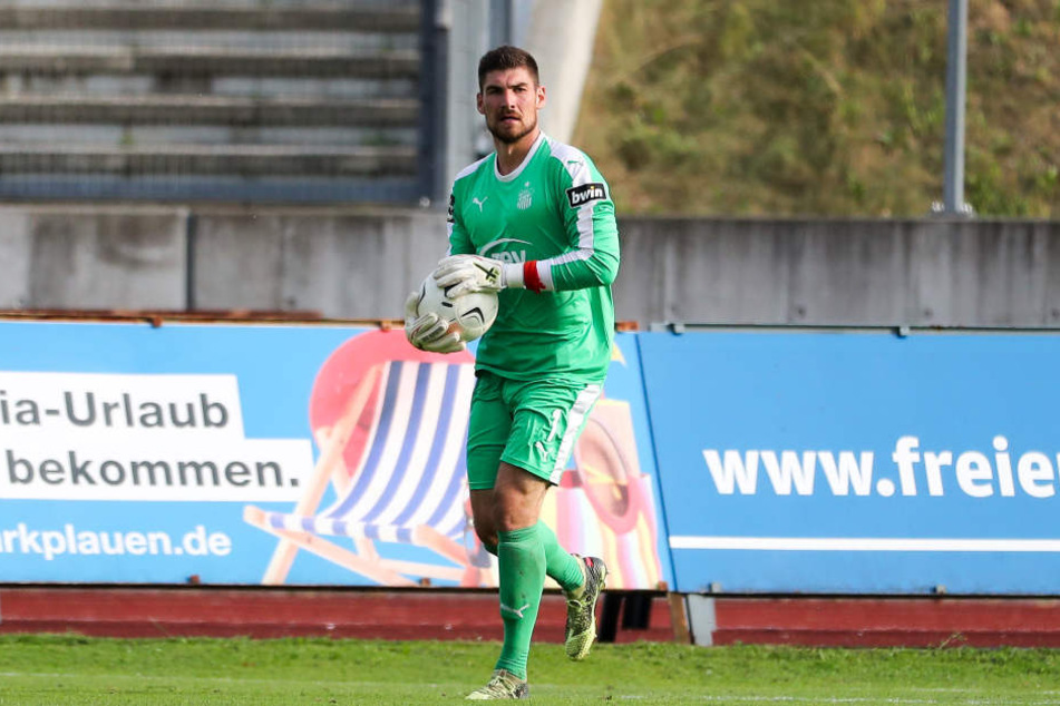 Johannes Brinkies vo FSV Zwickau muss pausieren.
