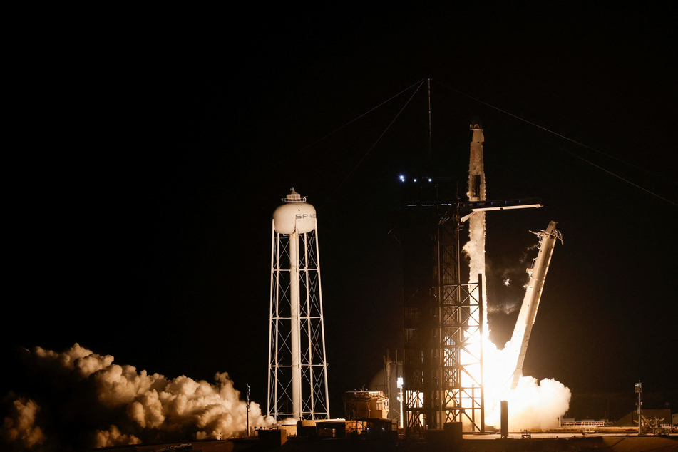 NASA and SpaceX crew of four blast off to International Space Station