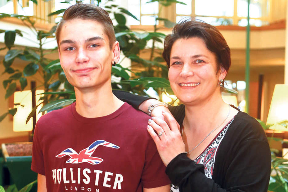 Hat sich prächtig gemacht: Maurice Jost ist heute ein junger Mann und der ganze Stolz von Mutter Yvonne.