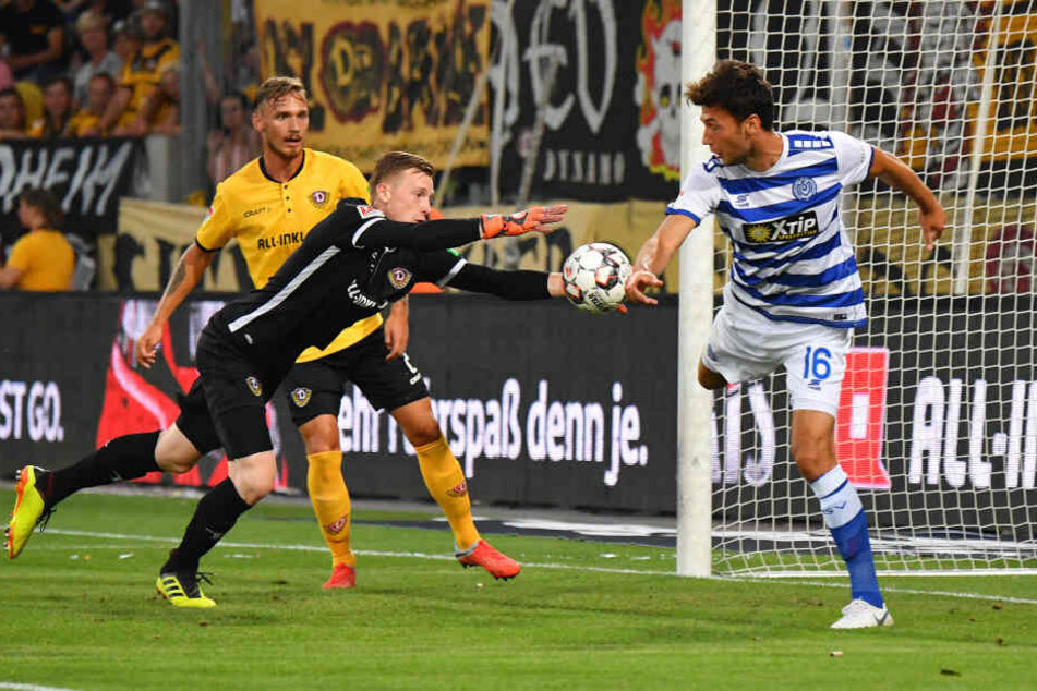 Gleich im ersten Saisonspiel der Schwarz-Gelben stand Linus Wahlqvist von Beginn an auf dem Feld.