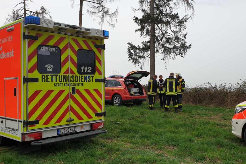 Nach der Bergung wurde der Verletzte in ein Krankenhaus gebracht.