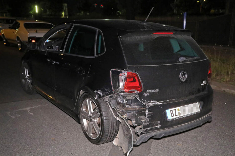 Auch ein VW Polo wurde in Mitleidenschaft gerissen.