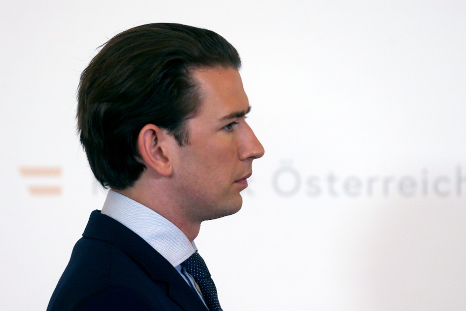 Sebastian Kurz, Bundeskanzler von Österreich, kommt zu einer Pressekonferenz.