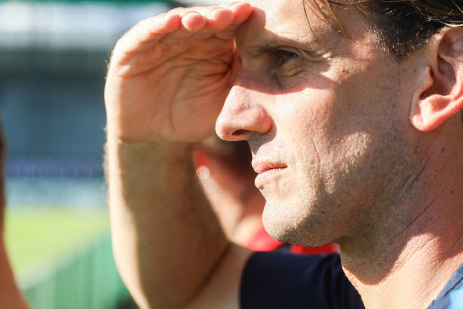 Wiesbadens Trainer Rüdiger Rehm (Archivbild) erwartet ein intensives Spiel.