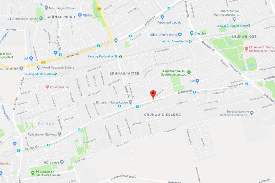 Etwa auf Höhe der Ratzselstraße kam es zum Eklat.