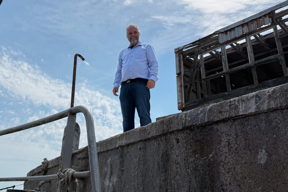 Oliver Pesendorfer (59) will zunächst ein Tiny House auf die Plattform stellen.
