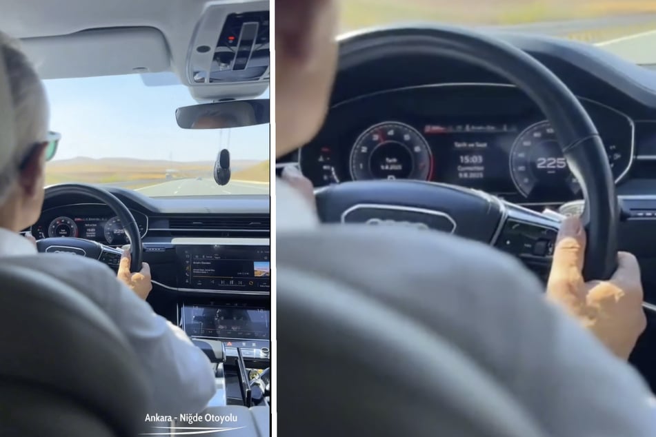 Der türkische Verkehrsminister Abdulkadir Uraloğlu (59) filmte sich aus Versehen dabei, wie er deutlich zu schnell über die Autobahn düste.