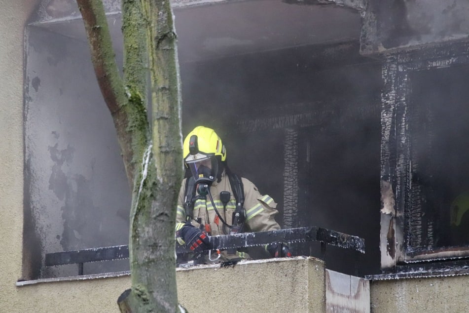 Die Feuerwehr war mit 46 Einsatzkräften vor Ort.