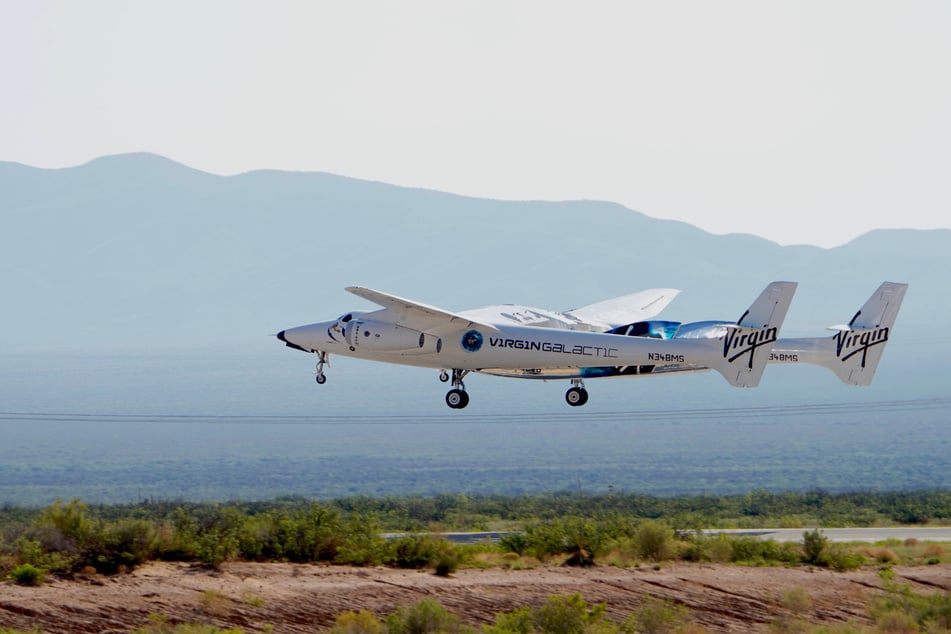 Virgin Galactic successfully launched its first tourist passengers into space on Thursday.
