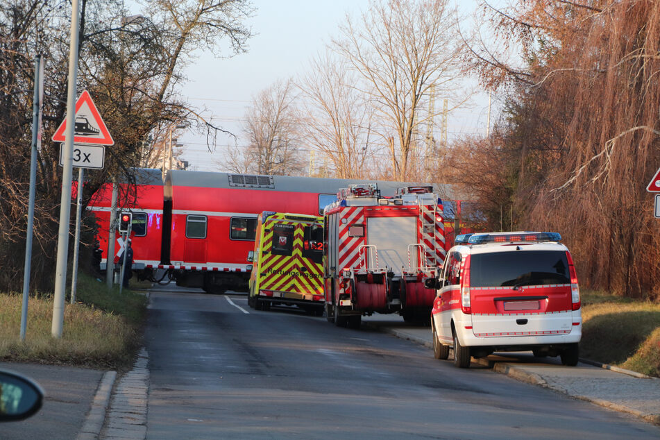 In Brandenburg wurde am Dienstag eine Person von einem Zug erfasst und getötet.