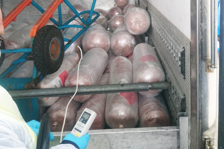 Das Dönerfleisch im Transporter war zu warm.