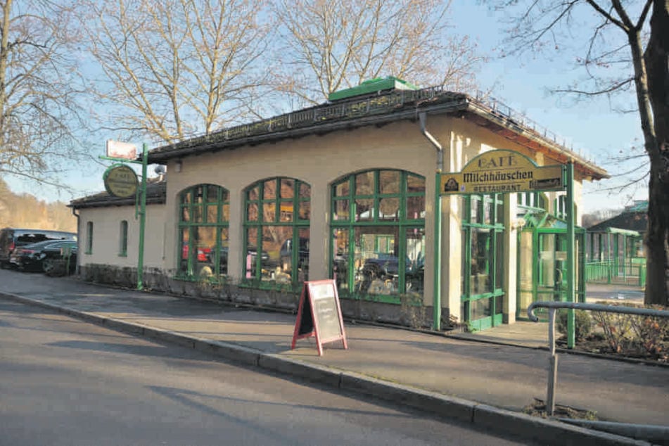 Das Café Milchhäuschen am Schlossteich wurde in den vergangenen fünf Wochen renoviert.