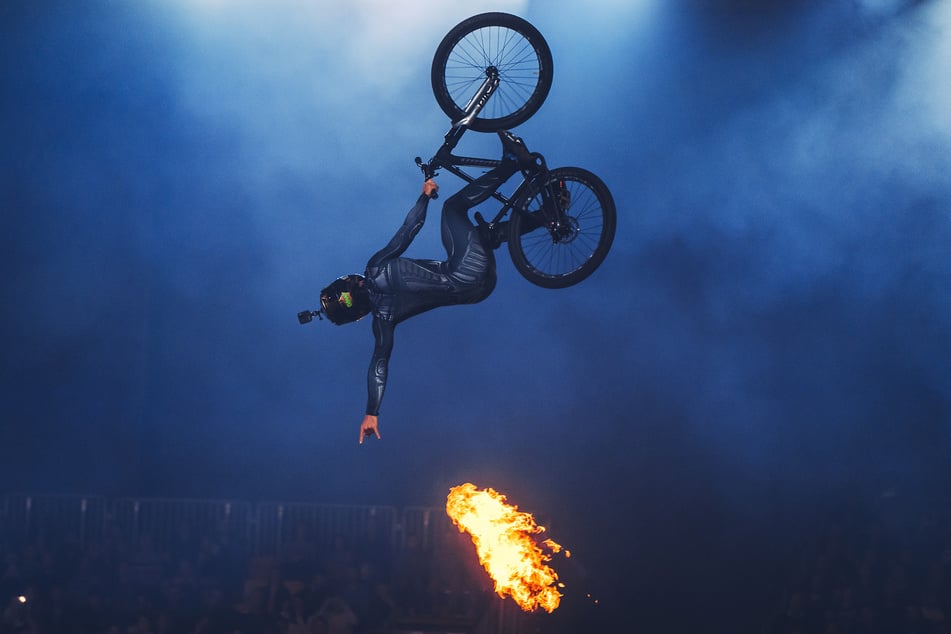 Daniel Ruso (27) ist als bekannter BMX-Künstler schon mehrfach bei den "Masters of Dirt" aufgetreten.