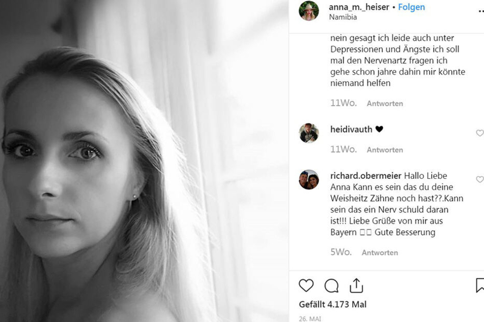 Am 26. Mai löste Anna (29) mit diesem Posting große Sorgen bei ihren Fans aus.