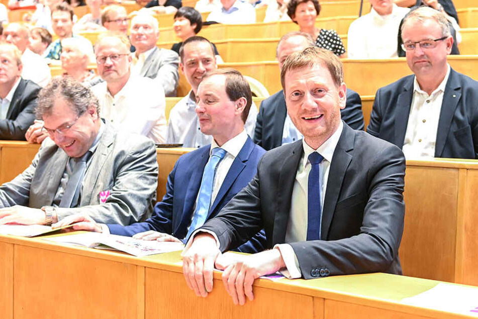 Kretschmer in der TU Dresden beim Jubiläum "50 Jahre Informatik".