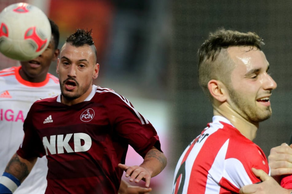 Timo Gebhart (l.) und Okan Aydin (r.) spielen künftig für den FC Viktoria Berlin.
