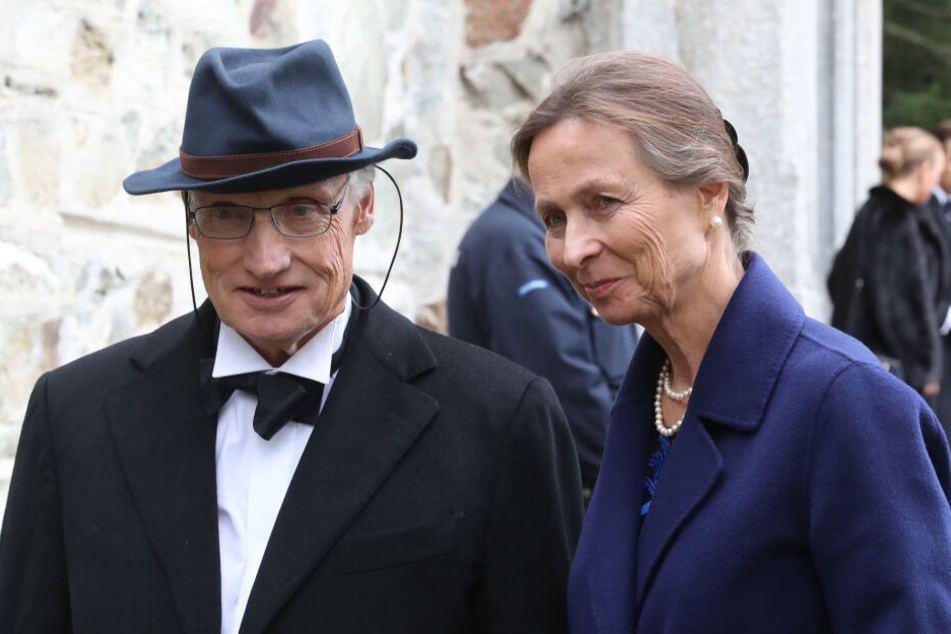 Luitpold Prinz von Bayern und seine Frau Beatrix in St. Moritz in der Schweiz. (Archivbild)
