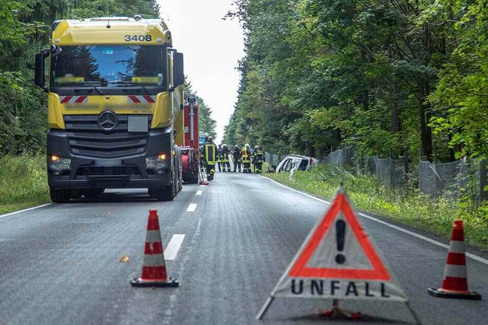 Die S266 musste voll gesperrt werden.