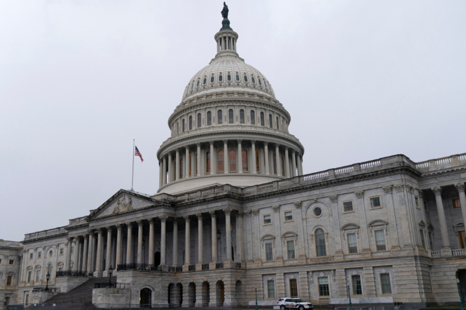 Washington: Blick auf das Kapitol, dem Sitz des US-Kongresses.