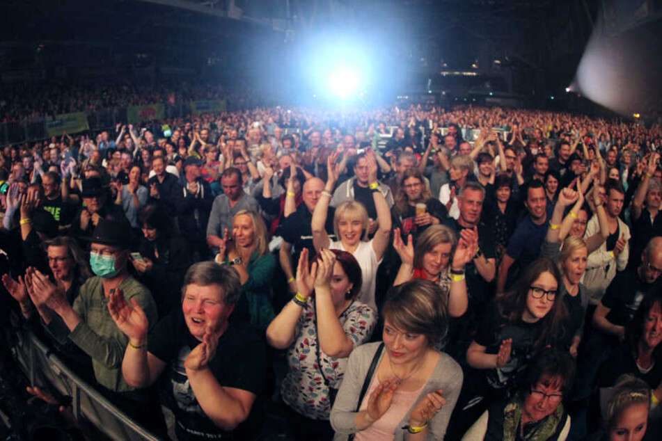 Die Menge tobte in der Chemnitz-Arena