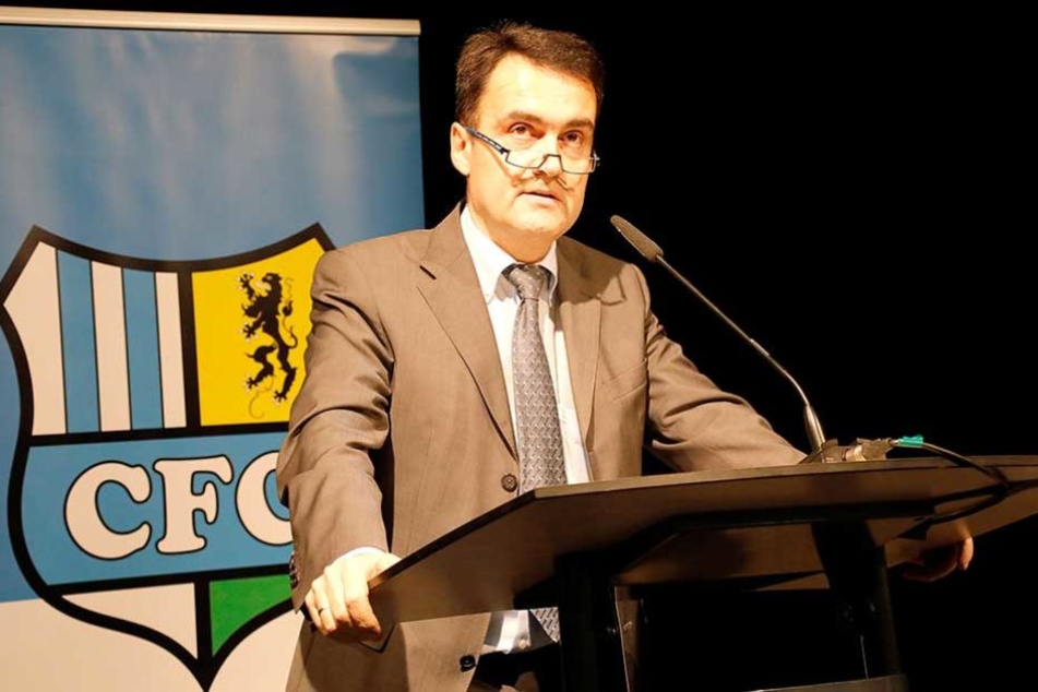 Der scheidende CFC-Vorstandsvorsitzende Dr. Mathias Hänel stellte den Geschäftsbericht vor.
