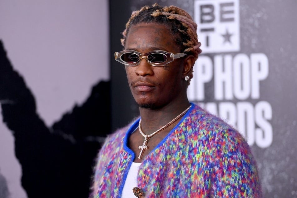 Young Thug attends the 2021 BET Hip Hop Awards in Atlanta, Georgia.