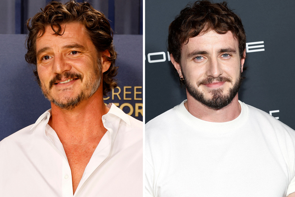 Pedro Pascal (l.) and Paul Mescal will lead the long-awaited sequel to Gladiator.