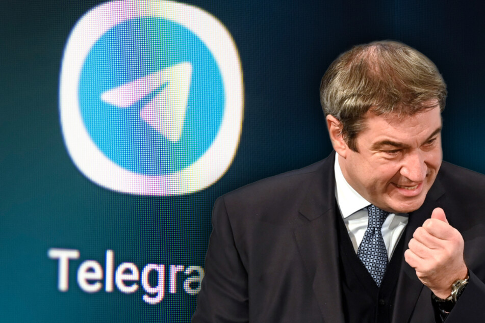 Ministerpräsident Markus Söder (55, CSU) zieht ein Geoblocking der Plattform Telegram in Betracht.