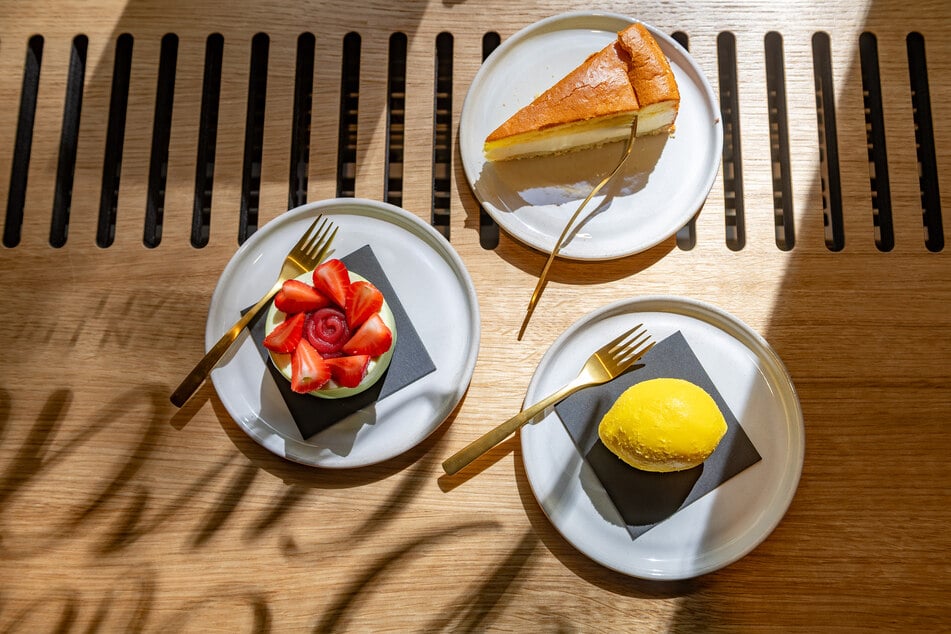 Naschkatzen kommen in dem Café auf ihre Kosten.