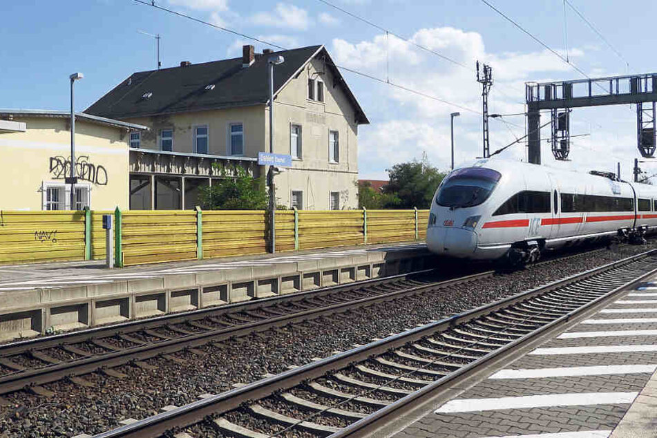 Der Bahnhof in Dahlen - von hier aus wollte Rondk Ende August nach Wurzen fahren.