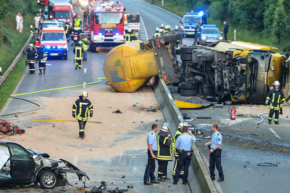 Bei diesem Unfall in Münster starben im September 2016 drei Menschen.
