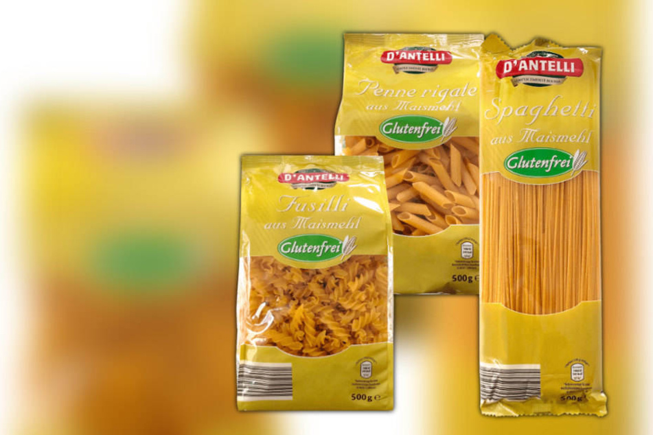 Betroffen sind die 500 Gramm-Packungen der Sorten Fusilli, Penne und Pasta von "D'ANTELLI Maispasta".