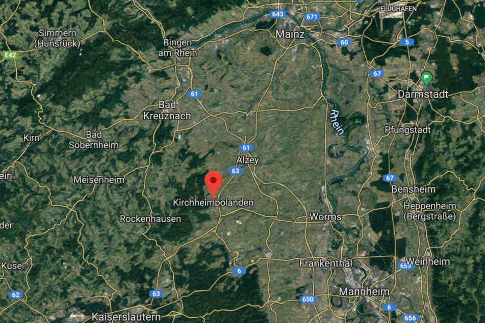 Der Vorfall ereignete sich in Kirchheimbolanden im Südosten von Rheinland-Pfalz.