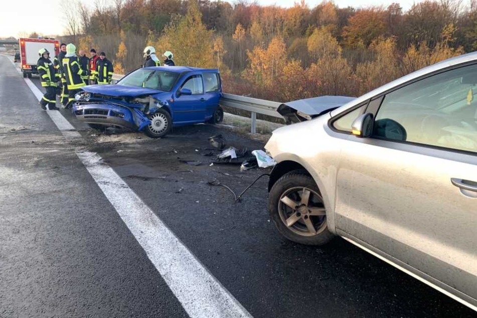 Der Seat hatte den Unfall auf glatter Straße verursacht.