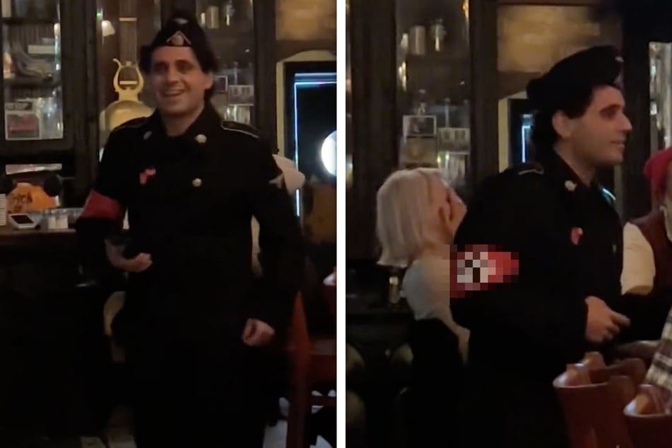 Mann kommt in Nazi-Uniform mit Hakenkreuz in Bar: So reagieren alle darauf