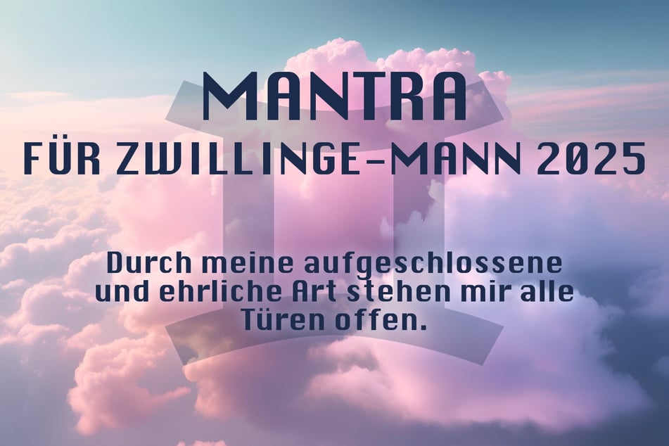 Du bist Zwillinge-Mann? Das ist Dein Jahres-Mantra für 2025.