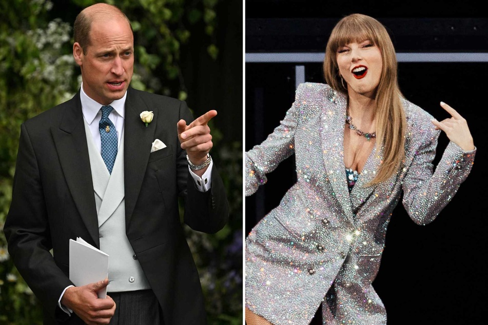 Taylor Swift's (r.) Friday Eras Tour concert in London's Wembley Stadium was attended by none other than the British royal family, who were out celebrating Prince William's (l.) 42nd birthday.